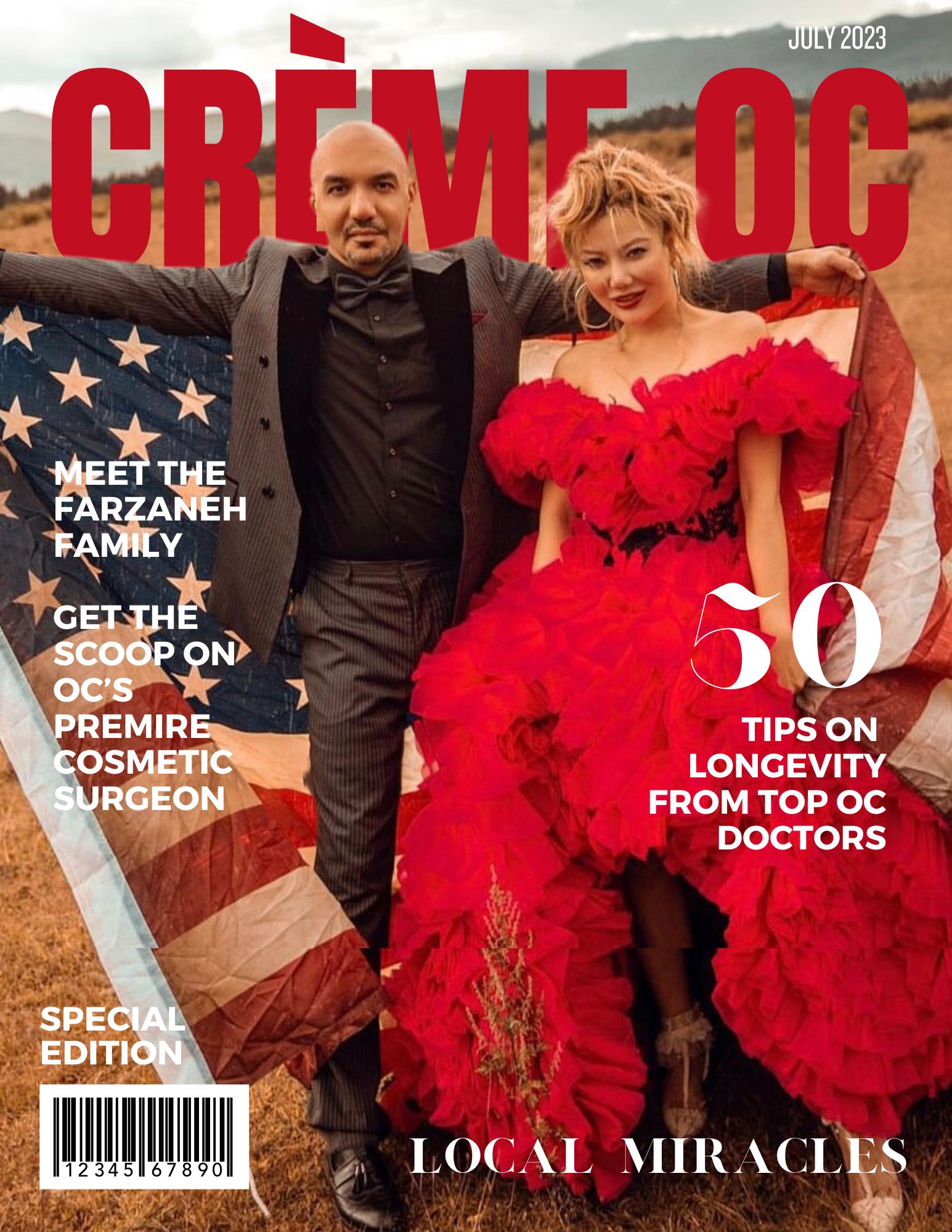 The Inaugural issue of creme magazine